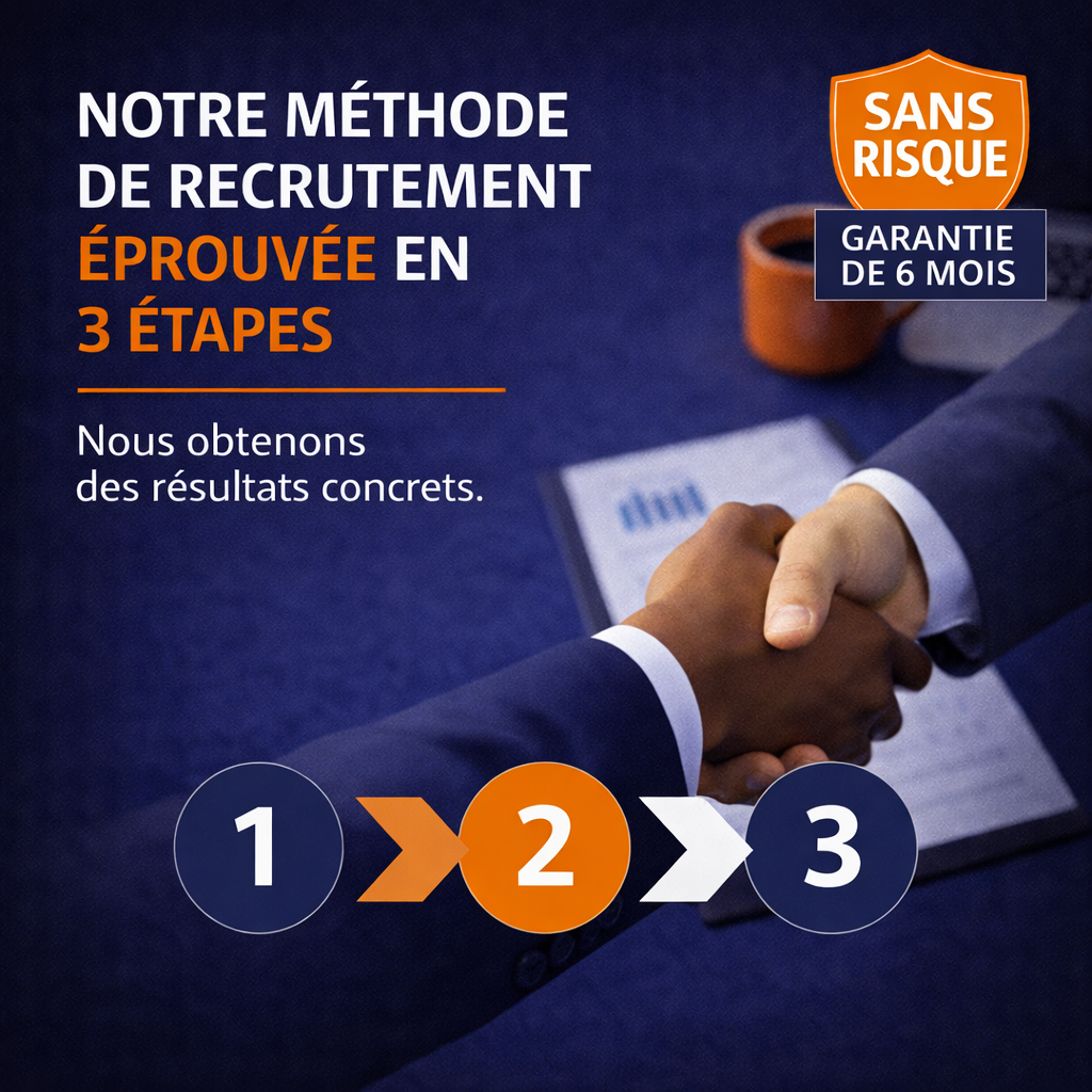 Our 3 step hiring advantage in french